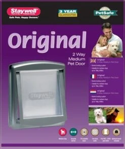 Petsafe 757 Hondenluik - Medium - Zilver/Tranparant -Hondenbenodigdheden Korting 1010x1200 4