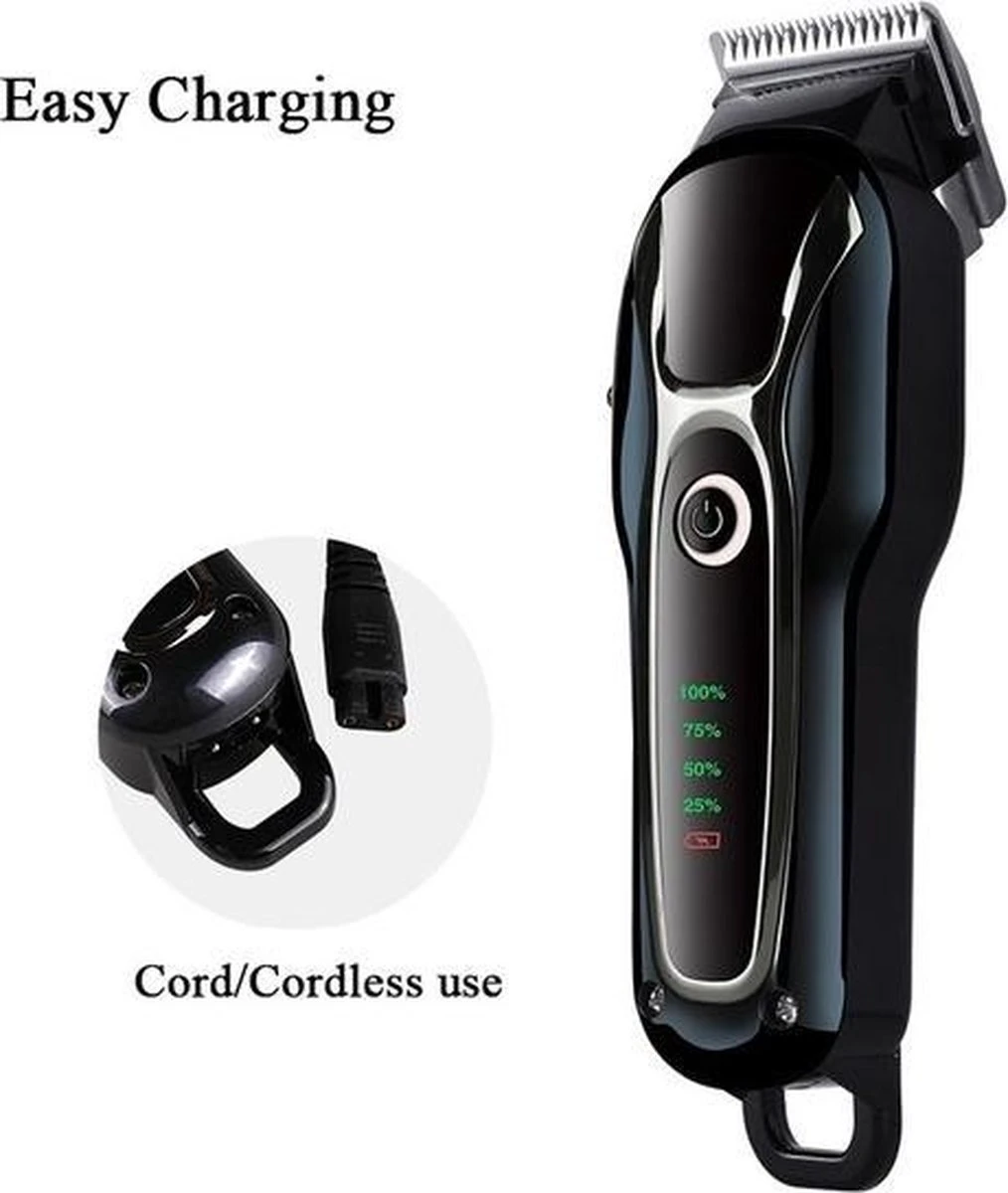 Merkloos Dierentondeuse + Haren Verwijderaar - Scheerapparaat Voor Honden En Katten - 4 Opzetstukken - Oplaadbaar - Draadloos - Stil - Verschillende Haar En Vachtlengtes - Hondentrimmer - Honden Trimmer - Honden Knippen - Haren Knippen 5 Merkloos Dierentondeuse + Haren Verwijderaar - Scheerapparaat Voor Honden En Katten - 4 Opzetstukken - Oplaadbaar - Draadloos - Stil - Verschillende Haar En Vachtlengtes - Hondentrimmer - Honden Trimmer - Honden Knippen - Haren Knippen - Afbeelding 5
