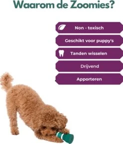 Furmey Zoomies - Honden Speelgoed - Hondenspeeltjes - Kauwbotten Hond - S Groen - 17 Cm -Hondenbenodigdheden Korting 1022x1200