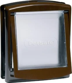 Petsafe 757 Hondenluik - Medium - Zilver/Tranparant -Hondenbenodigdheden Korting 1029x1200 1
