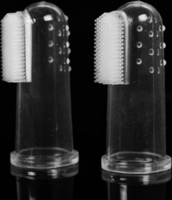 Merkloos Vinger Tandenborstel – 2 X -Hondenbenodigdheden Korting 1033x1200 4