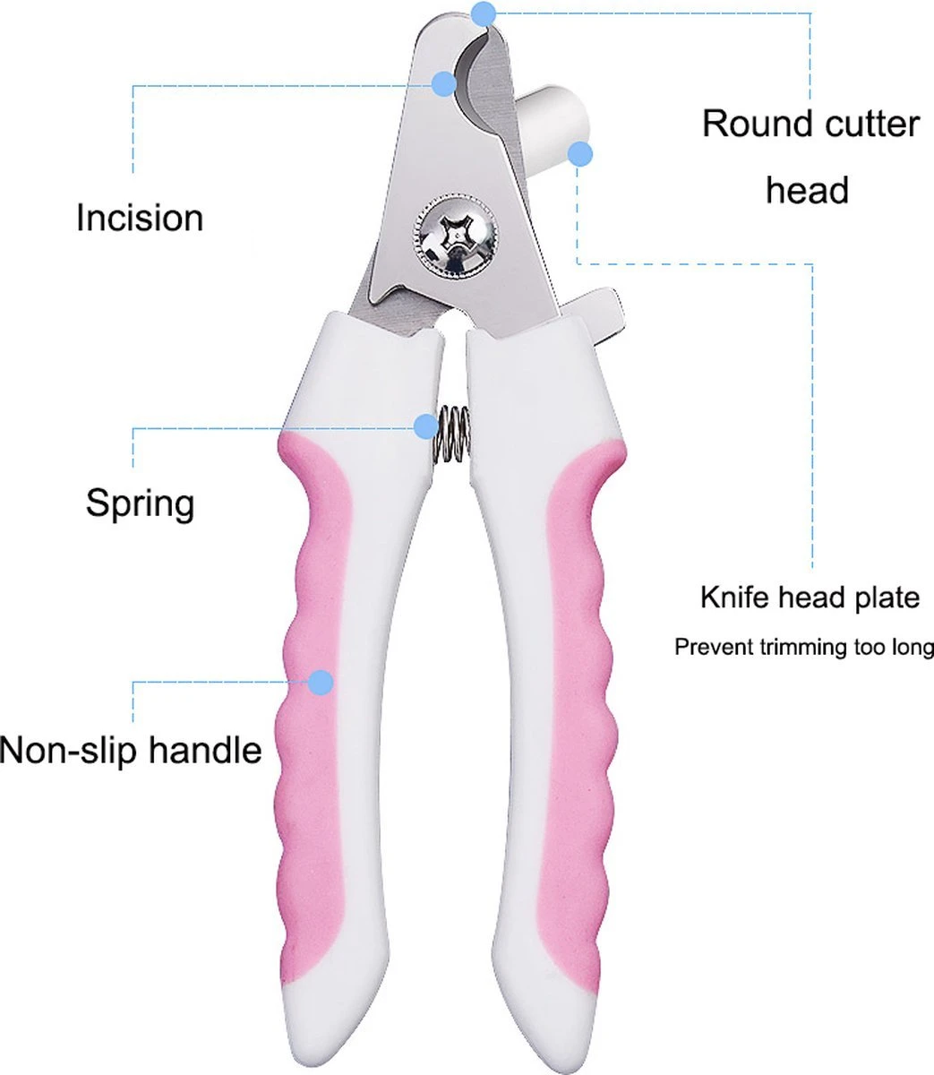 Merkloos Professionele Nagelschaar - Dieren Nagelschaar - Roze - Honden Nagelknipper - Hondennagels - Honden Knip Schaar - Honden Knipsch 3 Merkloos Professionele Nagelschaar - Dieren Nagelschaar - Roze - Honden Nagelknipper - Hondennagels - Honden Knip Schaar - Honden Knipsch - Afbeelding 3