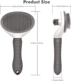 Igoods Kattenborstel - Kattenhaar Verwijderaar - Ontpluizer - Grijs -Hondenbenodigdheden Korting 1050x1200