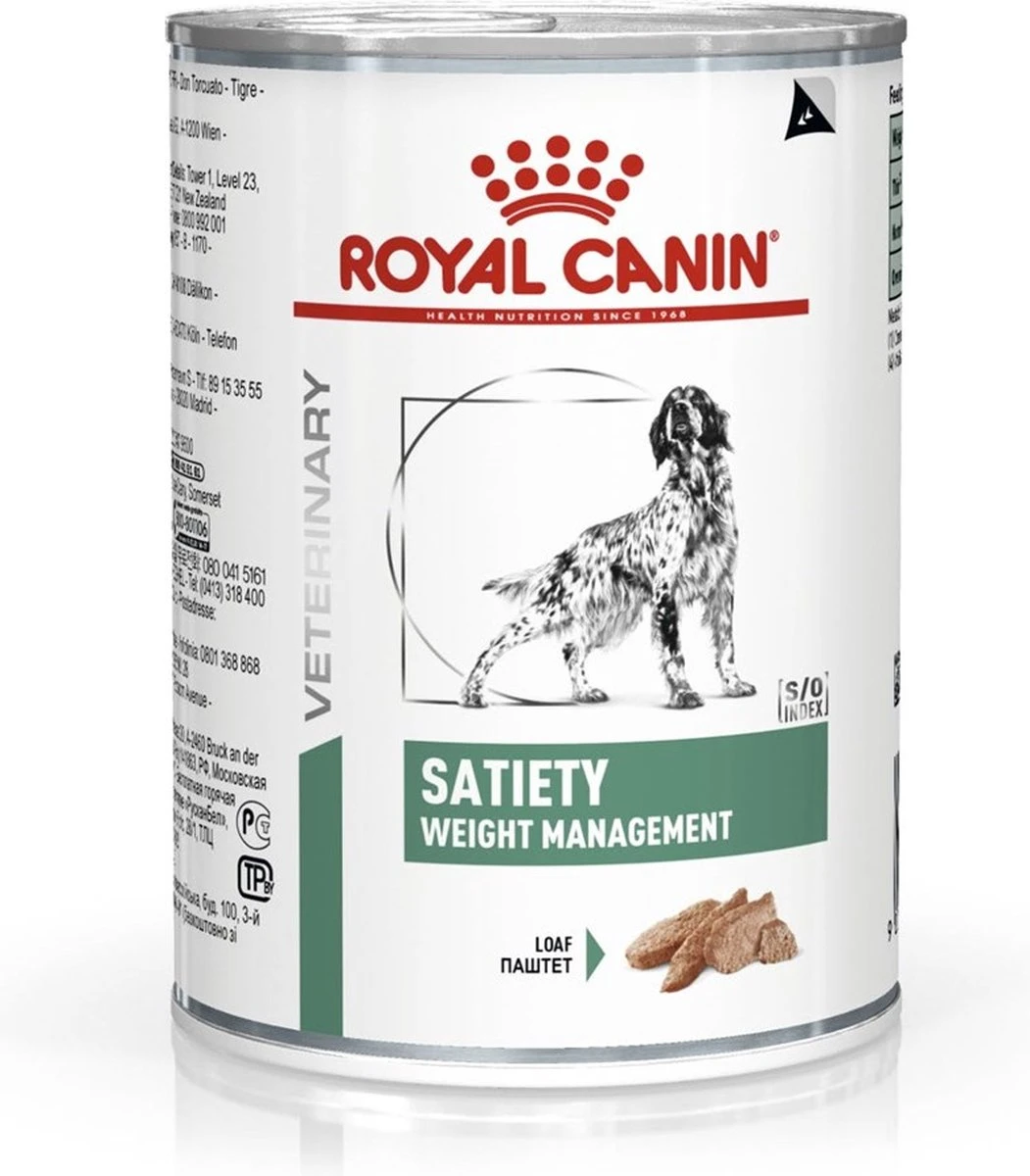 Royal Canin Satiety - Hondenvoer Voor Volwassen Honden Met Overgewicht 12 X 410 Gram Blikjes 1 Royal Canin Satiety - Hondenvoer Voor Volwassen Honden Met Overgewicht 12 X 410 Gram Blikjes