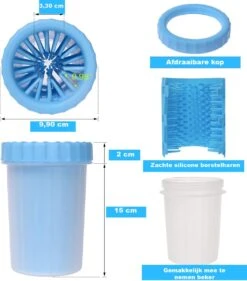 Merkloos Hondenpoot Reiniger - Hondenborstel - Borstel Hond / Kat - Hondenpoten Reiniger - Huisdier Poot Wassen - Borstel - Hondenverzorging - Verzorging Hond - Honden Wassen - Schoonmaak Borstel - Kattenborstel -Hondenbenodigdheden Korting 1054x1200