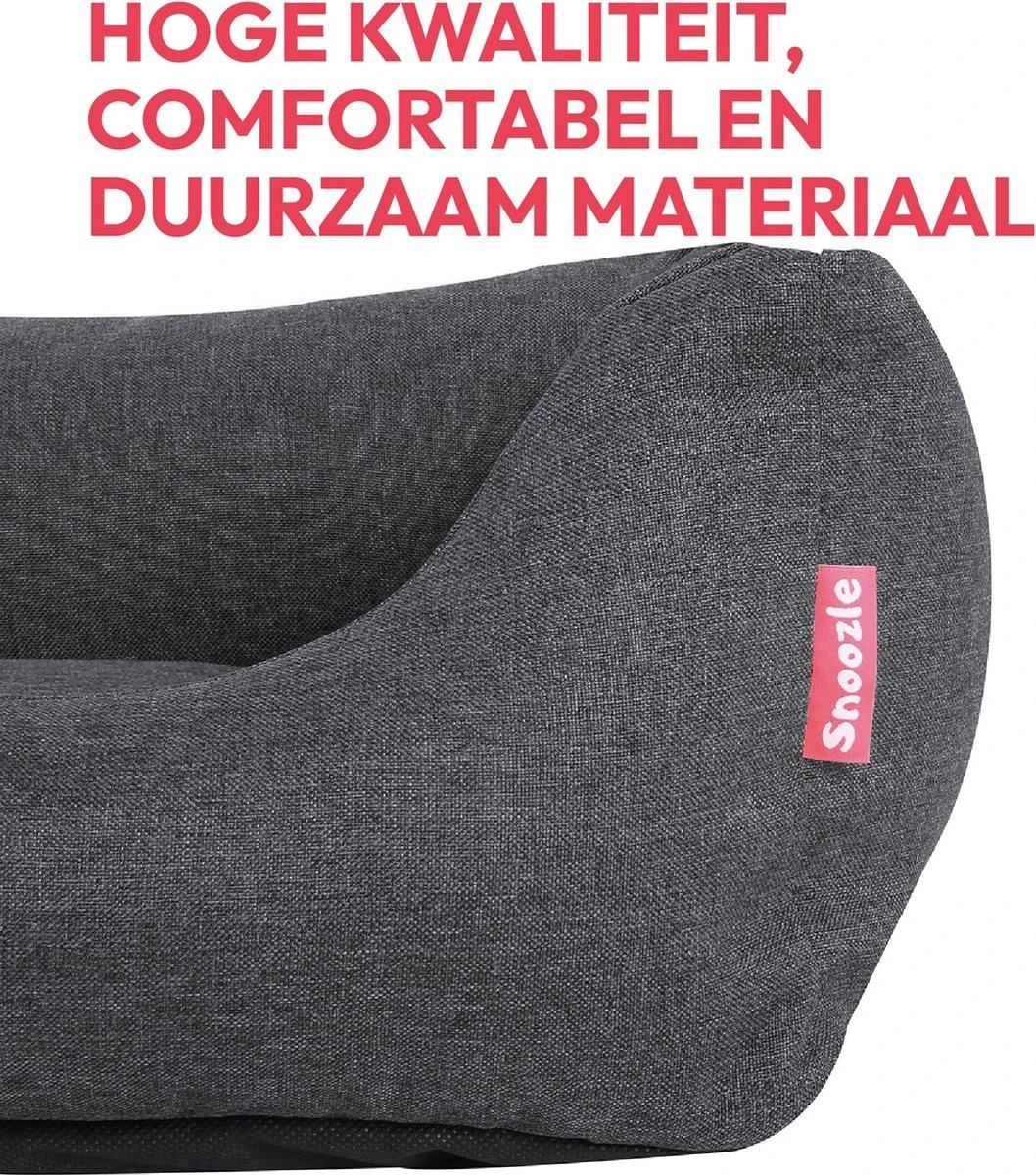 Snoozle Hondenmand - Zacht En Luxe Hondenkussen - Hondenbed - Wasbaar - Hondenmanden - 80 X 60cm 5 Snoozle Hondenmand - Zacht En Luxe Hondenkussen - Hondenbed - Wasbaar - Hondenmanden - 80 X 60cm - Afbeelding 5