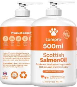 Aerend - Zalmolie Voor Honden En Katten - Zanipro® 500 Ml - 100% Visolie Op Schotse Zalmolie - Glanzende Vacht - Voedingssupplement - Anti-jeuk - Gezonde Bron Van Omega 3, 6 & 9 - Behandeling Voor Fretten En Paarden 18 Aerend - Zalmolie Voor Honden En Katten - Zanipro® 500 Ml - 100% Visolie Op Schotse Zalmolie - Glanzende Vacht - Voedingssupplement - Anti-jeuk - Gezonde Bron Van Omega 3, 6 & 9 - Behandeling Voor Fretten En Paarden -Hondenbenodigdheden Korting 1062x1200
