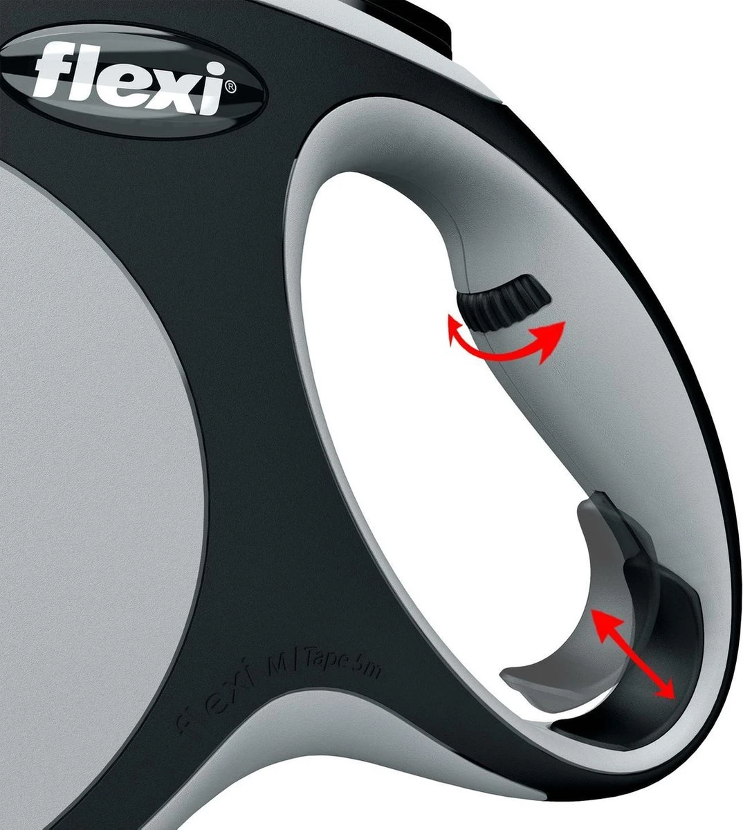 Flexi New Comfort - Hondenriem - Koord - Grijs - M - 8M 4 Flexi New Comfort - Hondenriem - Koord - Grijs - M - 8M - Afbeelding 4