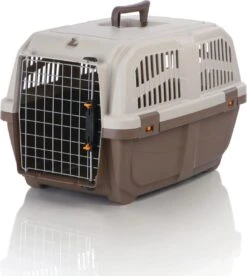 Skudo MPS Benche IATA - Transportbox - Taupe/Sand - 60x40x39 Cm -Hondenbenodigdheden Korting 1074x1200 4