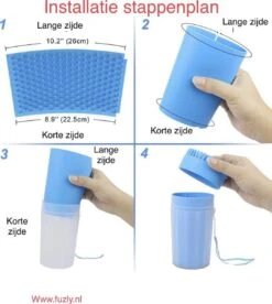 Fuzly- 2 In 1 Hondenpoten Reiniger + Handdoek - Hondenborstel - Borstel Hond / Kat - Hondenpoot Reiniger - Huisdier Poot Wassen - Borstel - Hondenverzorging - Verzorging Hond - Honden Wassen - Schoonmaak Borstel - Kattenborstel - Groen -Hondenbenodigdheden Korting 1075x1200