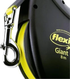Flexi Giant Tape - Hondenriem - Zwart/Geel - L - 8 Meter - Voor Honden Tot 50 Kg -Hondenbenodigdheden Korting 1075x1200 4
