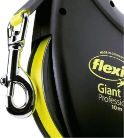 Flexi Giant Tape - Hondenriem - Zwart/Geel - L - 10 M - (<50 Kg) 20 Flexi Giant Tape - Hondenriem - Zwart/Geel - L - 10 M - (<50 Kg) -Hondenbenodigdheden Korting 1076x1200 2