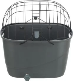 Trixie Fietsmand Voor Bagagedrager Met Draadkoepel Kunststof Grijs (46X36X47 CM) -Hondenbenodigdheden Korting 1086x1200 2