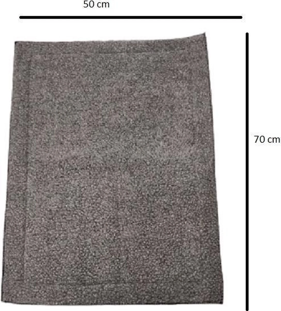 Benchkussen 70x50 Cm. Grijs. Eenvoudig Sheepskin Benchkussen. Geschikt Voor Benches Van 76 Cm. 2 Benchkussen 70x50 Cm. Grijs. Eenvoudig Sheepskin Benchkussen. Geschikt Voor Benches Van 76 Cm. - Afbeelding 2