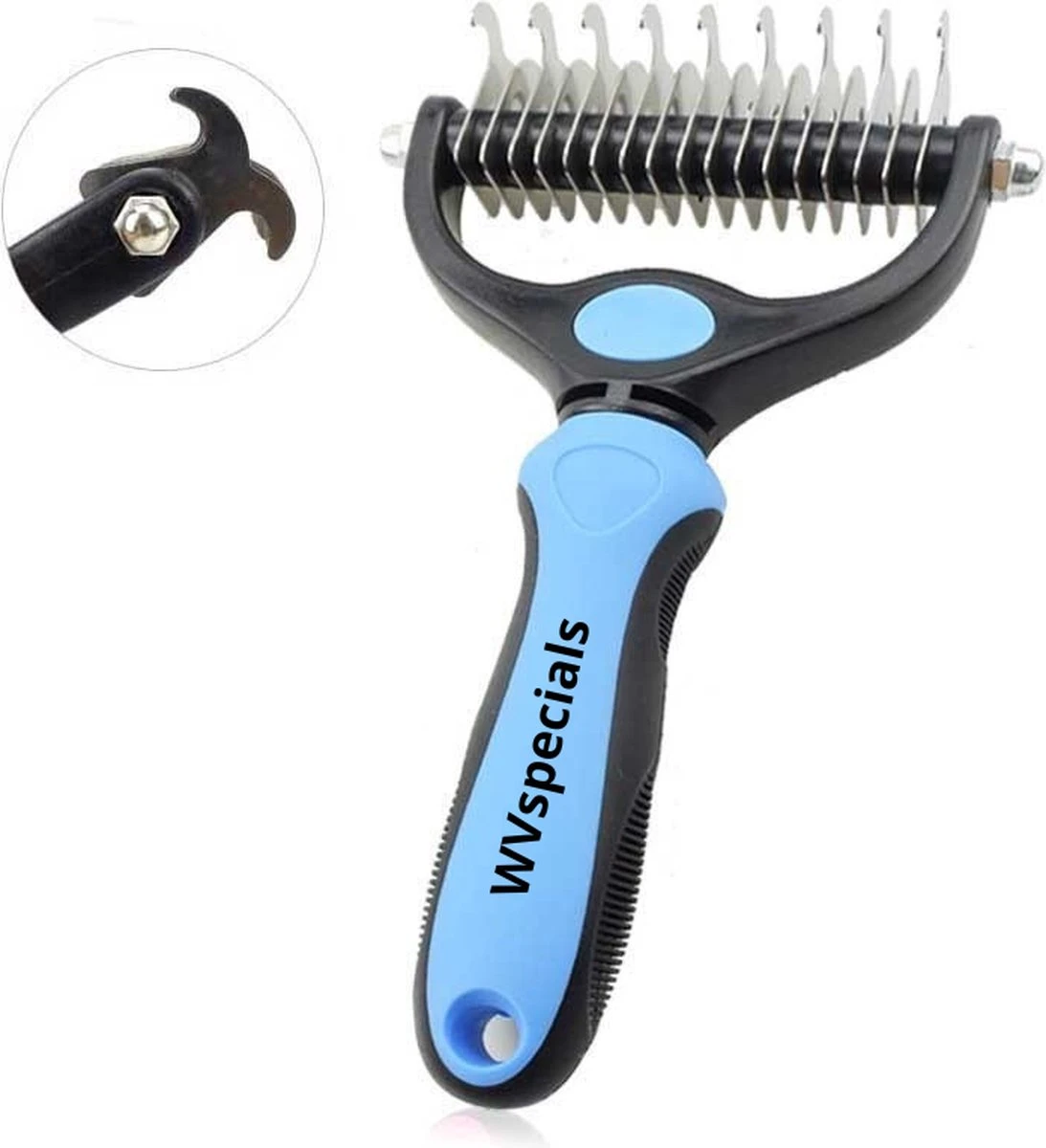 Professionele Ondervacht Kam Voor Hond En Kat S – Hondenborstel – Kattenborstel - Hondenkam –Anti Klit - Haarverwijderaar Voor Huisdieren - Pijnloos - Huisdiervriendelijk – Klittenkam - Voorkomt Haaruitval - Kleine Variant- Black Friday - Sinterklaas 2 Professionele Ondervacht Kam Voor Hond En Kat S – Hondenborstel – Kattenborstel - Hondenkam –Anti Klit - Haarverwijderaar Voor Huisdieren - Pijnloos - Huisdiervriendelijk – Klittenkam - Voorkomt Haaruitval - Kleine Variant- Black Friday - Sinterklaas - Afbeelding 2