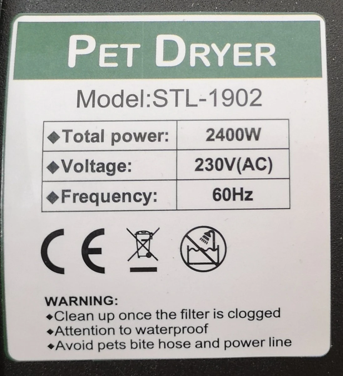 Merkloos Edward&DeVries Professionele Hondenföhn Met 4 Opzetstukken – Waterblazer Voor Honden – Stil Design – Krachtig + Extra Filter - Zwart 6 Merkloos Edward&DeVries Professionele Hondenföhn Met 4 Opzetstukken – Waterblazer Voor Honden – Stil Design – Krachtig + Extra Filter - Zwart - Afbeelding 6