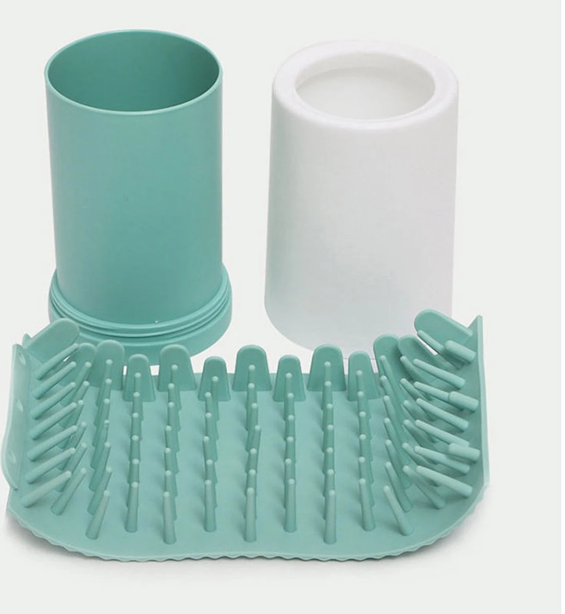 Merkloos Hondenpoten Reiniger - Hond - Kat - Hondenborstel - Grijs 5 Merkloos Hondenpoten Reiniger - Hond - Kat - Hondenborstel - Grijs - Afbeelding 5