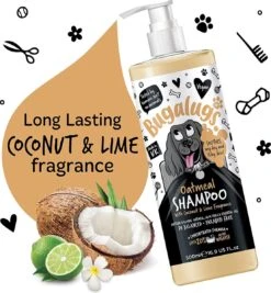 Bugalugs - Hondenshampoo Oatmeal - Met Kokos En Limoen Geur - Alle Vachttypes - Fles Met Pompje - Vegan - 500 Ml 11 Bugalugs - Hondenshampoo Oatmeal - Met Kokos En Limoen Geur - Alle Vachttypes - Fles Met Pompje - Vegan - 500 Ml -Hondenbenodigdheden Korting 1109x1200 1