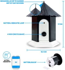 Vulpes Pets® Anti Blaf Apparaat Pro - Anti Blafband Voor Alle Honden - Luxe Hondentrainer - Diervriendelijk & Zonder Schok - Inclusief 9V Batterij - Waterbestendig - Ophangbaar - Instelbare Ultrasone Niveauregeling - 4 Standen -Hondenbenodigdheden Korting 1111x1200