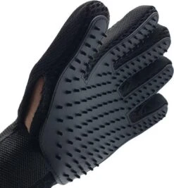 Borstel Voor Huisdieren - 2 Stuks LINKS + RECHTS - Voor Elke Vacht - Silicone - Vachtborstel - Borstel Handschoen - Zwart- ODaani -Hondenbenodigdheden Korting 1112x1200 2