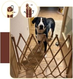 Merkloos Traphekje Voor Honden (vouwhekje / Schaarhekje / Harmonica Hekje) -Hondenbenodigdheden Korting 1113x1200 2