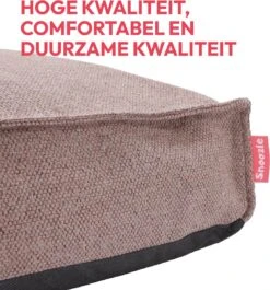 Snoozle Orthopedische Hondenmand - Zacht En Luxe Hondenkussen - Hondenbed - Wasbaar - Hondenmanden - 80 X 55 Cm - Desert Pink -Hondenbenodigdheden Korting 1117x1200 5