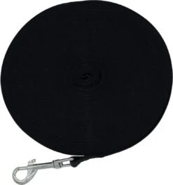 Hondenriem 20 Meter - Lange Lijn - Gerecycled Nylon - Trainingslijn, Speurlijn - 2 Cm Breed - Zwart -Hondenbenodigdheden Korting 1121x1200 4