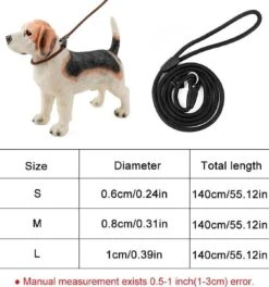 LOUZIR Cesar Millan Sliplijn Met Stop - Hondenriem - Rood - 130 Cm -Hondenbenodigdheden Korting 1121x1200 6