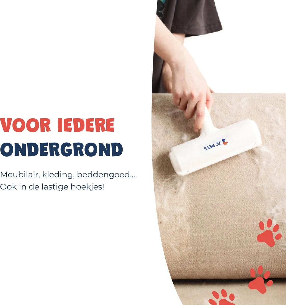 JC Pets Premium Pluizenborstel - Huisdierhaar Verwijderaar – Pluizenverwijderaar – Honden En Kattenhaar Verwijderaar - Ontpluizer - Pluizenroller 5 JC Pets Premium Pluizenborstel - Huisdierhaar Verwijderaar – Pluizenverwijderaar – Honden En Kattenhaar Verwijderaar - Ontpluizer - Pluizenroller - Afbeelding 5