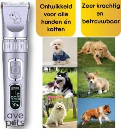 AVE Pets® Volledige Hondentondeuse Set Met Display - Draadloos Tondeuse - Scheerapparaat Voor Je Hond Of Kat - Huisdier Trimmer - Dierentondeuse - Dieren Verzorging 15 AVE Pets® Volledige Hondentondeuse Set Met Display - Draadloos Tondeuse - Scheerapparaat Voor Je Hond Of Kat - Huisdier Trimmer - Dierentondeuse - Dieren Verzorging -Hondenbenodigdheden Korting 1127x1200 2