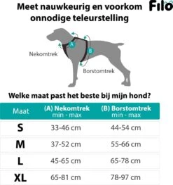 Filo Anti Trek Hondentuig Maat XL Met Hondenriem - Y Tuig Hond Verstelbaar - Hondenharnas Met Hondenlijn - Honden Tuigje - Leiband Hond - Hondentuigje - Extra Large - Riem -Hondenbenodigdheden Korting 1128x1200 9
