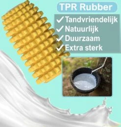 Merkloos Corn Dog Toothbrush - Honden Speelgoed - Hondenspeelgoed - Honden Tandenborstel - Gezond Dieet - Hondenspeeltje - Honden Speelgoed Intelligentie -Hondenbenodigdheden Korting 1144x1200 5