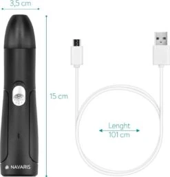 Navaris Elektrische Nagelvijl Voor Huisdieren - Met Diamanten Vijlkop - Voor Honden, Katten En Konijnen - Ook Voor Vogelsnavels - Draadloos -Hondenbenodigdheden Korting 1149x1200 3