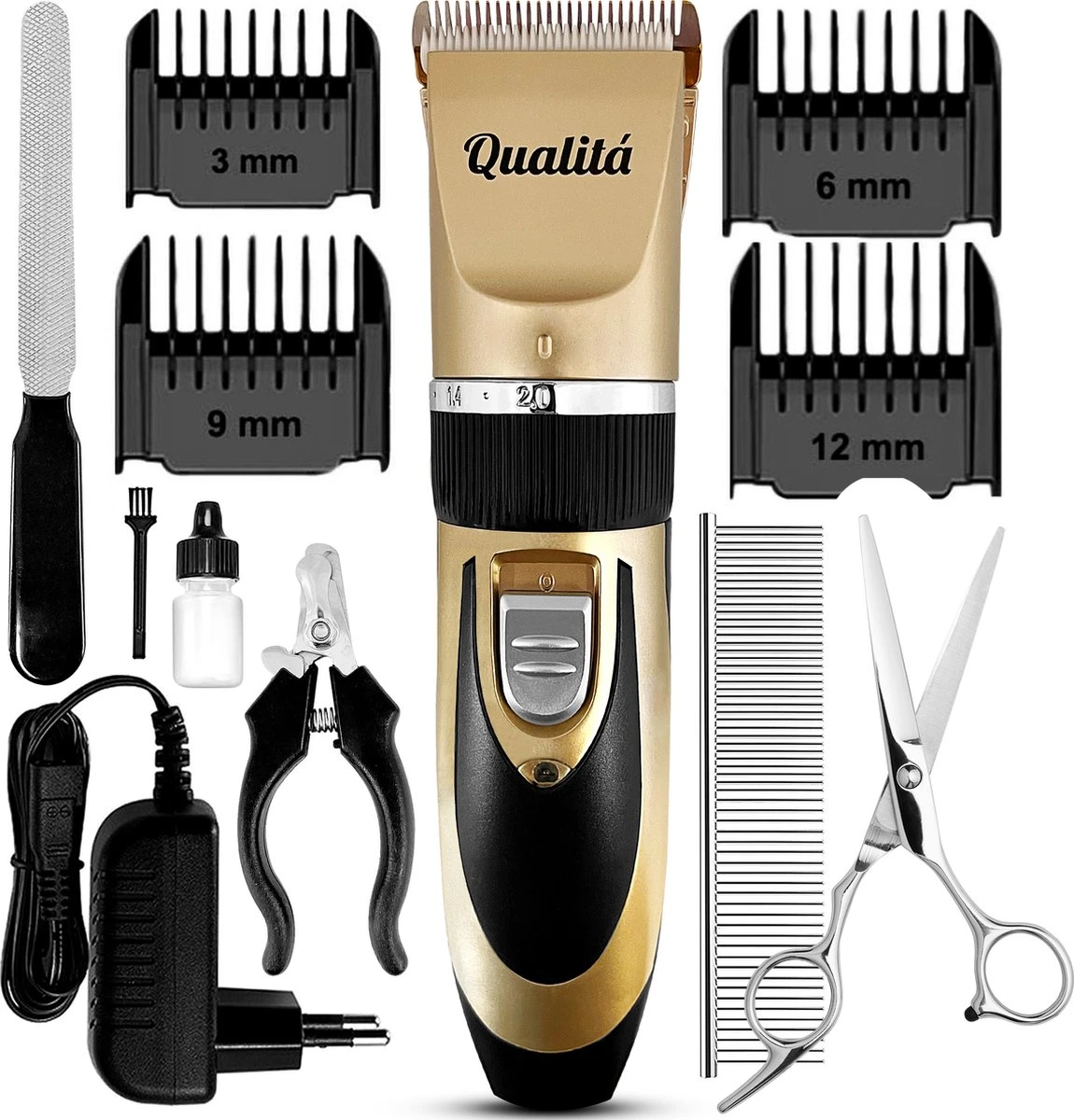 Merkloos Professionele Honden Tondeuse Set - Tondeuse Voor Huisdier Honden En Katten - Hondentrimmer - Hondentondeuse 6 Merkloos Professionele Honden Tondeuse Set - Tondeuse Voor Huisdier Honden En Katten - Hondentrimmer - Hondentondeuse - Afbeelding 6