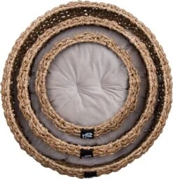 District 70 COCOON - Luxe Hondenmand Van Duurzaam Hoogwaardig Riet Met Zacht Kussen - Maten S/M/L - Large -Hondenbenodigdheden Korting 1156x1200 10