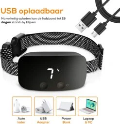 Salvano Anti Blafband - Blafband Voor Honden - Opvoedingshalsbanden - Voor Kleine En Grote Honden - Anti Blafband Zonder Schok- Oplaadbaar - Anti Blaf Apparaat - Blafband - Diervriendelijk -Hondenbenodigdheden Korting 1156x1200 3