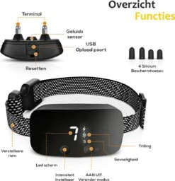 Salvano Anti Blafband - Blafband Voor Honden - Opvoedingshalsbanden - Voor Kleine En Grote Honden - Anti Blafband Zonder Schok- Oplaadbaar - Anti Blaf Apparaat - Blafband - Diervriendelijk -Hondenbenodigdheden Korting 1156x1200 4