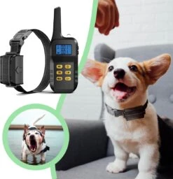 Anti Blafband Met Afstandsbediening - Blafband Voor Honden - Anti Blaf Apparaat Zonder Schok - Twee In Een Trainingshalsband -Hondenbenodigdheden Korting 1156x1200 5