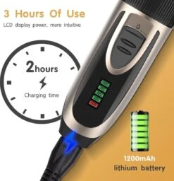 Nobleza Dieren Tondeuse Set - 4 Opzetkammen - Draadloos - Voor Huisdieren Katten & Honden -Hondenbenodigdheden Korting 1159x1200