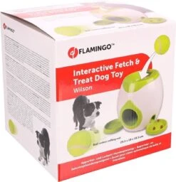 Flamingo - Hondenspeelgoed Wilson Interactive - Groen - 29.5 X 18 X 18 Cm -Hondenbenodigdheden Korting 1159x1200 5