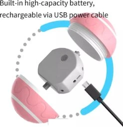 Merkloos Slimme Interactieve Zelf Rollende Bal Voor Honden - 3 Speelmodi - Honden Speelgoed - Hondenspeeltjes - USB Oplaadbaar - Met Afstandsbediening - Intelligente Automatische Roterende Waterproof Led Bal Met Afstandsbediening - Oranje -Hondenbenodigdheden Korting 1161x1200 8