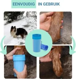 TIKKENS Hondenpoten Reiniger 2-in-1 - Hondenborstel - Hondenpoot Reiniger - Huisdier Poot Wassen - Hondenverzorging - Honden Wassen - Inclusief Microvezeldoek - XL -Hondenbenodigdheden Korting 1163x1200 1