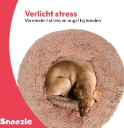 Snoozle Donut Hondenmand - Zacht En Luxe Hondenkussen - Wasbaar - Fluffy - Hondenmanden - 100cm - XXL - Dark Coffee -Hondenbenodigdheden Korting 1165x1200 6