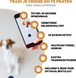 Vulpes Pets® PRO Praatknop Voor Honden - Dogbuttons - Laat Uw Huisdier Spreken - Hondenspeelgoed - Honden Training - Incl. E-Book & Trainingsstickers -Hondenbenodigdheden Korting 1171x1200 8