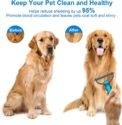 Igoods Professionele 2-Zijdige Ondervacht Kam Voor Hond En Kat - Hondenborstel – Kattenborstel -Hondenbenodigdheden Korting 1172x1200 3