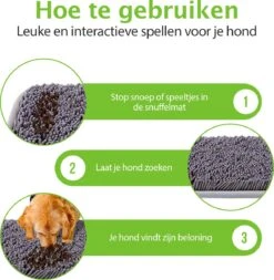 SNOOTS - Snuffelmat Hond - Snuffelmatten Voor Hond En Puppy - Honden Speelgoed Intelligentie - Agility Voor De Hond - Hondentraining - Denkspel Hond - Wasbaar Incl. Zuignappen -Hondenbenodigdheden Korting 1173x1200 11