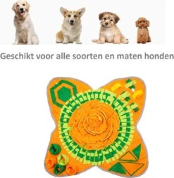 SNUFFIES® Snuffelmat Belle 60x50cm – Snuffelmat – Snuffelmatten - Honden Speelgoed - Honden Speelgoed Intelligentie - Snuffelmat Hond - Snuffelmatten – Hersenwerk – Honden Speeltjes – Puppy - Puppy Speelgoed - Honden Denkspelletjes -Hondenbenodigdheden Korting 1174x1200 8