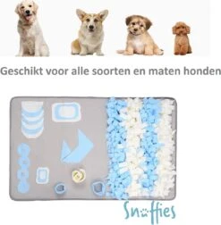 SNUFFIES® Snuffelmat Rocky 100x60cm - Snuffelmat - Snuffelmatten - Snuffelmat Hond- Intelligentie Speelgoed Hond - Hondenspeeltjes - Puppyspeelgoed -Hondenbenodigdheden Korting 1176x1200 15