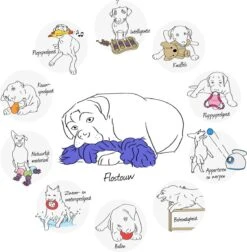 Beeztees Worstjes+Touw - Hondenspeelgoed - Vinyl - 65x5,5x3,5 Cm -Hondenbenodigdheden Korting 1178x1200 9