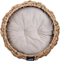 District 70 COCOON - Luxe Hondenmand Van Duurzaam Hoogwaardig Riet Met Zacht Kussen - Maten S/M/L - Large -Hondenbenodigdheden Korting 1179x1200 9